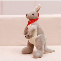 Cute Trumpet Kangaroo Little Doll Plush Toy Wedding Doll Crane Machines Drip Gift for Children Girl Cute