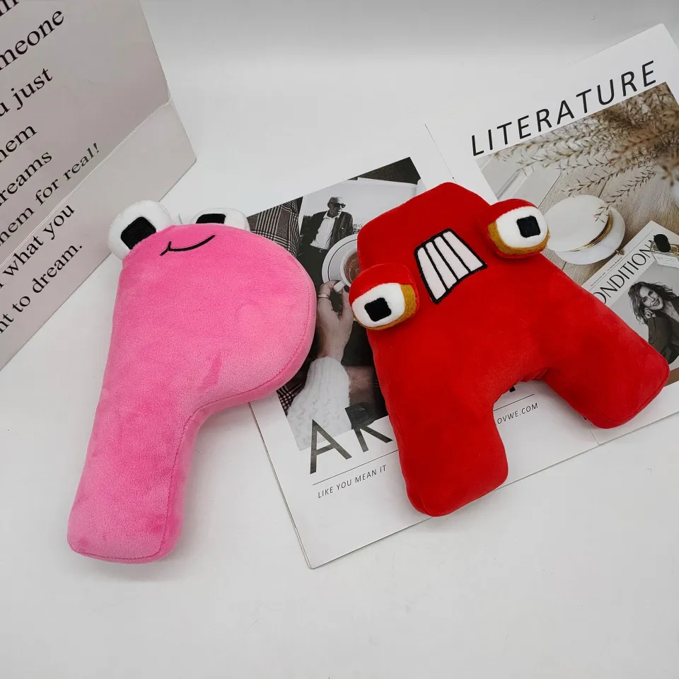 LZ】✵ Alphabet Lore Plush Toys for Children Carta Inglesa bichos