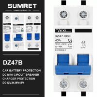 Motor Protection Miniature Circuit Breaker DC 12V 24V 36V 48V 110V 220V MCB For Generators Solar 125A 16A 32A 25A 40A 63A 10A 6A