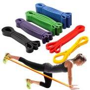 Dây Kháng Lực Powerband, Dây Cao Su Đàn Hồi, Hỗ Trợ Luyện Tập Thể Dục