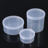 New Round Plastic Hardware Case Beads Container Jewelry Organizer Case Small Storage Box Pill Chip Box