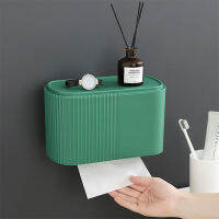 Waterproof Toilet Paper Roll Holder Wall Mounted Storage Box Toilet Paper Holder Tray Tissue Box Wc Bathroom Accessories