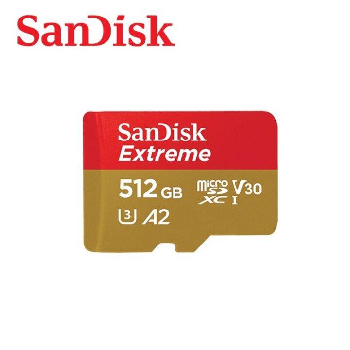 Sandisk Sandisk 512 GB Extreme MicroSD เมมโมรี่ รับประกันตลอดอายุการใช้ ...