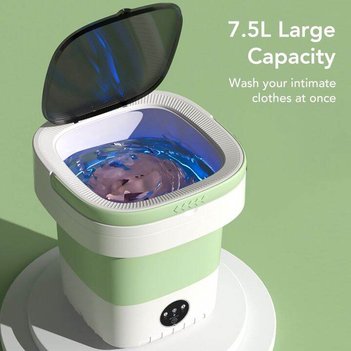 [MeiBoAll] 7.5L Mini Portable Bucket Washer Foldable Washing Machine