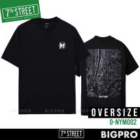 เสื้อ 7th Street โอเวอร์ไซส์ คอฟิต สไตล์ 90S (Oversize) รุ่น O-NYM002 (ดำ) ของแท้