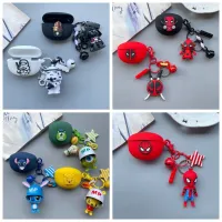 Disney Winnie Pooh Stitch Cover for Huawei Freebuds 4 4i Pro 5i Case Deadpool Spiderman Wireless Earbuds Cases Funda Anime Toy Wireless Earbud Cases