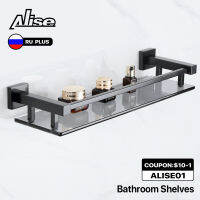 Bathroom Shelves Shower Storage Rack Glass Bath Shelf Wall Mount Shampoo Rack Organizer Bathroom Accessories полка для ванной