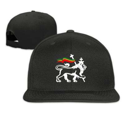 Lion Of Judah Rasta Reggae Roots Men/Women Leisure Snapback Printed Flat Brim Baseball Cap Adjustable Hip-Hop Hat