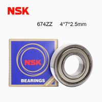 Origin Japan NSK Bearing 674ZZ High Speed Miniature Bearing 5/10pcs 4x7x2.5 Slim Thin Section Deep Groove 674Z Ball Bearings 674 Axles  Bearings Seals