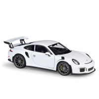 WELLY 1:24 Porsche 911GT3 RS Sports Car Racing Drift Car Alloy Material Ornaments Collection Childrens Toys Car Model Crafts