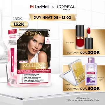 Thuốc nhuộm tóc Loreal Excellence Creme 5RB hàng Mỹ xách tay