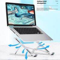 【firm】โน๊ตบุ๊คแบบพกพาสนับสนุนการปรับแล็ปท็อปยืนสำหรับ MacBook Pro อากาศผู้ถือพับพลาสติกแท็บเล็ตยืนโทรศัพท์ยืนยึด