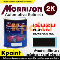 [MORRISON] สีพ่นรถยนต์ สีมอร์ริสัน อิซูซุ เบอร์ PT-520   *** ขนาด 1 ลิตร - สีมอริสัน ISUZU.