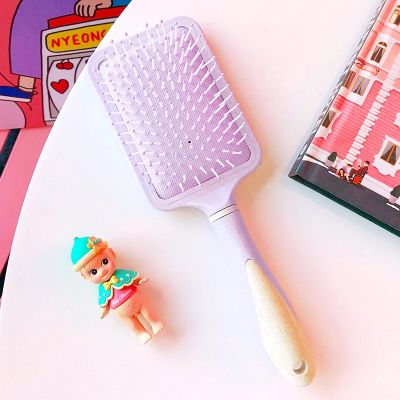 24h deliveryW&amp;G Simple lovely girl comb home care air bag comb portable safety curly comb short hair brush tools student
