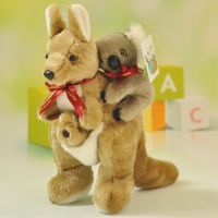 28ซม. อะนิเมะ Kangaroo Felity สูงน่ารักหมีโคอาล่า Plushie ครอบครัวของเล่นตุ๊กตาเหมือนสัตว์จำลองตุ๊กตาของเล่นของขวัญ