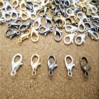 60PCS NEW 12*6mm Jewelry Findings Lobster Trigger Claw Clasps Connector silver Plated