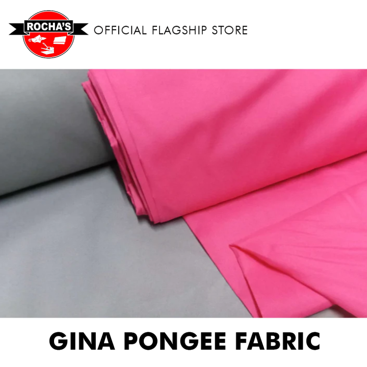 [ROCHA'S] Gina Pongee Fabric Per Yard Lazada PH