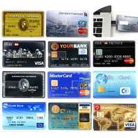 U Disk High Speed Bank Card 4GB 8GB 16GB Usb Flash Drive 32GB 64GB บัตรเครดิต Pendrive 128GB Wallet Card Memory Stick