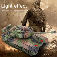 New remote control Big tank charger battle launch cross-country tracked Light Musical vehicle boys play Toy for kids children