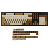 YMDK 138 ZDA Profile XDA ย้อม V2 PBT Coffee Cat Keycaps สำหรับ104 TKL 60% 96 84 68 64 MX SWITCH คีย์บอร์ด