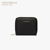 COCCINELLE METALLIC SOFT Wallet 11A201 NOIR กระเป๋าสตางค์ผู้หญิง