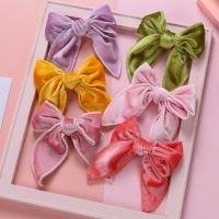 【cw】 1PC Korean Large Bows Hairpins Children Barrettes Hair Headwear Kids Accessories