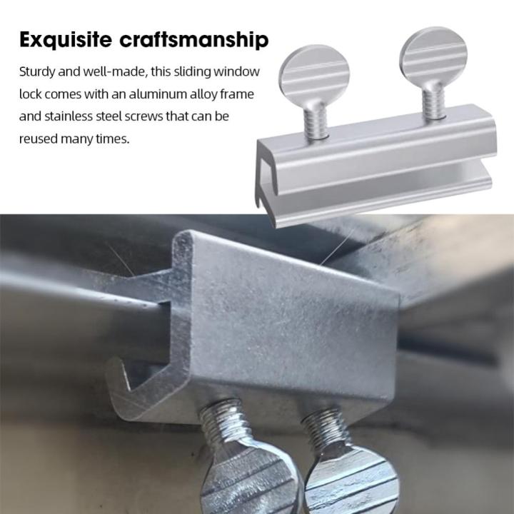ปราศจากการเจาะกรอบประตูนิรภัยแบบปรับได้ตัวล็อคหน้าต่างป้องกันเด็ก