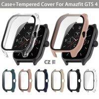 เคสกันกระแทกฟิล์มกระจกนิรภัย Amazfit GTS 4 mini (PC) สวยงามมีหลายสี case GTS4 mini