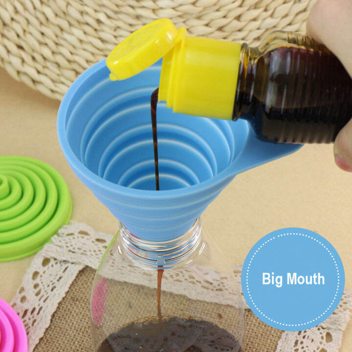 silicone-folding-wide-mouth-funnel-multifunc-sugar-spice-oil-filter-separator-funnel-diversion-funnel-oil-dumper-kitchen-tools