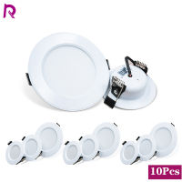 10ชิ้นล็อต LED downlight 3W 5W 7W 9W 12W 15W celling โคมไฟรอบ LED blub 220V ในร่ม L ED โคมไฟเพดานสำหรับห้องนั่งเล่น *