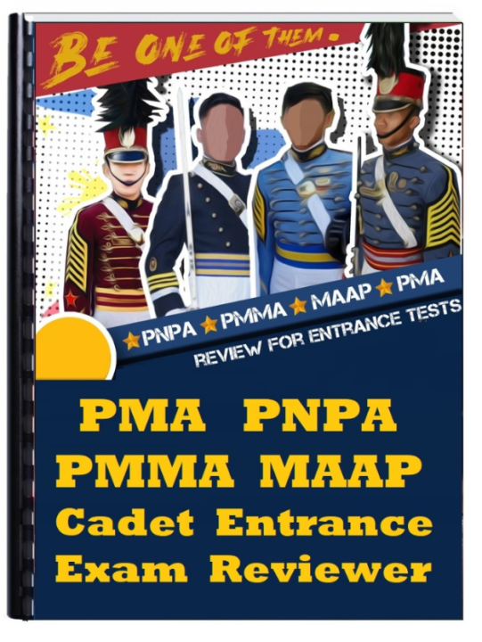 PMA, PNPA, PMMA, MAAP Cadet Entrance Exam Reviewer 2024 | Lazada PH