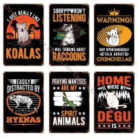 I Just Really Like Koalas Animal Tips Bar Restaurant Decoration Plate Metal Sign Plaque Tin Sign Decoration