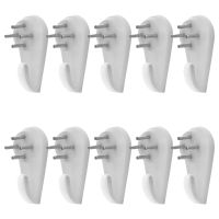 【cw】 10pcs Brick Hangers Wall Hangers Wall Hangers Without Nails Non Marking Hook Invisible Nails Photo Frame Nail ！