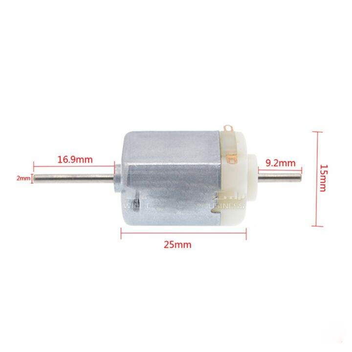 mini-130-dual-shaft-motor-dc-1-5v-3v-20000rpm-dc-motor-micro-25-20-15mm-motor-19mm-long-axis-for-wind-generator-car-boat-electric-motors