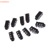 ?【Lowest price】CHANGDA 10 pcs PJ-320D 4 pins SMD 3.5mm FEMALE Headphone JACK Connector PCB MOUNT