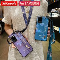 【Enjoy electronic】 SoCouple Phone Holder Case For Samsung S22 S21 Ultra S20 FE S10 Plus A12 53 32 52s 51 50 71 70 72 21s Wrist Strap Lanyard Case