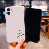 ที่เรียบง่ายยิ้มสไตล์กรณีสำหรับ 13 12 P RO Max มินิ11 P RO Max X XR XS MAX SE 2020 8 7 6 6วินาทีบวกซิลิโคนเหลวปกคลุม F Unda