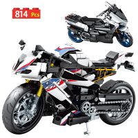 City Motorcycle Car Model Building Blocks Mechanical Moto MOC Racing Motobike Vehicles Bricks Toys for Children Gifts Building Sets