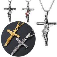 【hot】✇  French Rocker Johnny Hallyday Pendant Necklace Floating Locket Crucifix Men Jewelry