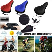 【LZ】♟  Ultra macio silicone gel almofada capa de almofada da bicicleta sela assento mtb mountain bike ciclismo engrossado extra conforto