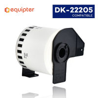 สำหรับฉลากป้ายกระดาษ DK22205ระบายความร้อน Brother ใช้ได้ DK-22205ขนาด62มม. * 30.48ม.