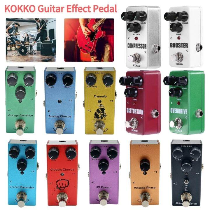 Electric Guitar Pedal Vintage Overdrive Phase/Distortion Crh/US Dream