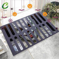 【FStar ?】 Halloween 3d Doormat Horror Clown Anti-slip Bath Mat Welcome Doormat Rug For Bedroom Bathroom Stair Pathway