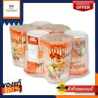 มาม่าคัพ เส้นเล็กกึ่งสำเร็จรูป รสต้มยำ 50 กรัม x 6 ถ้วยMama Cup Instant Rice Noodles Tom Yum 50 g x 6