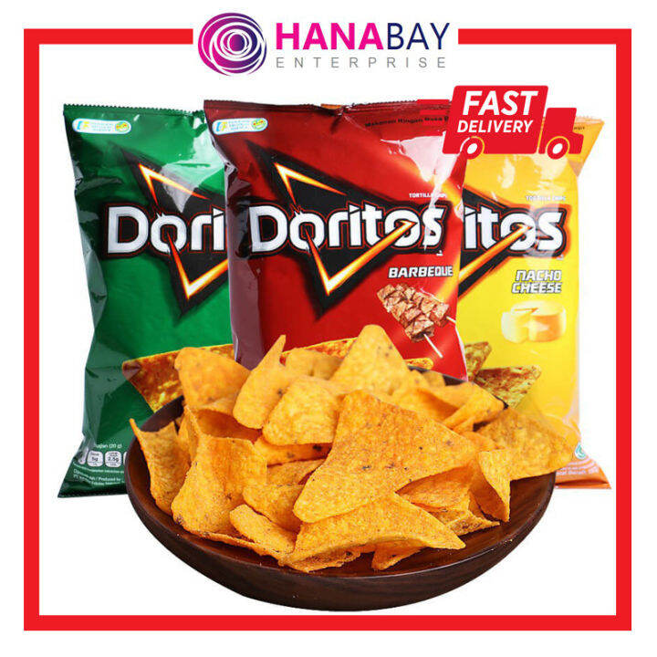 🔥Ready Stock🔥HALAL🔥Doritos Sweet Corn /Barbecue 150g Lazada