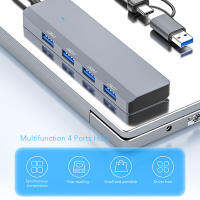 ตัวเชื่อมต่อแบบ4 In 1ฮับชนิด C USB แท่นวางมือถือ C สำหรับสำนักงาน