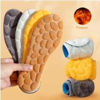 Massage Warm Memory Foam Insoles for Shoes Sole Breathable Winter Plush Warm Support Running Insoles for Feet Orthopedic Insoles