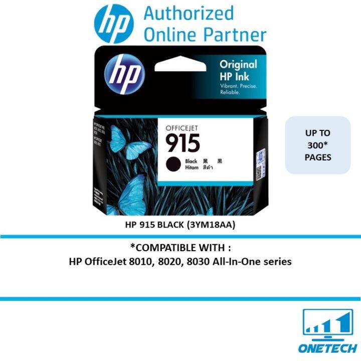 HP 915 / 915XL Ink Cartridge - Black / Cyan / Magenta / Yellow | Lazada