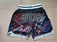 Top-quality Hot Sale Mens 2020 Chicago Bulls Just Don Black Pocket Shorts