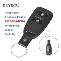 Keyecu Kunci Remote Mobil ทดแทนสำหรับ Hyundai Tucson Santa Fe 2008-2009 2 Ons 433Mhz P/N: 95430-2e100